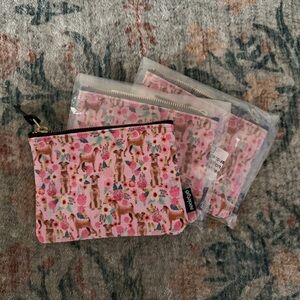 Society6 Zippered Pouches (3) Irish Terrier Print